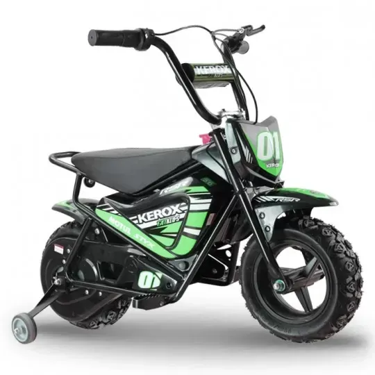 moto-enfant-electrique-kerox-e-fat-kids-250w-vert