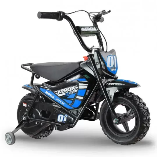 moto-electrique-250w-enfant-kerox-e-fat-kids-bleu