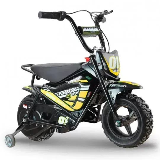 moto-enfant-electrique-kerox-e-fat-kids-250w-jaune