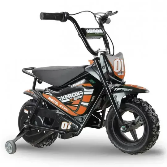 moto-enfant-electrique-kerox-e-fat-kids-250w-orange